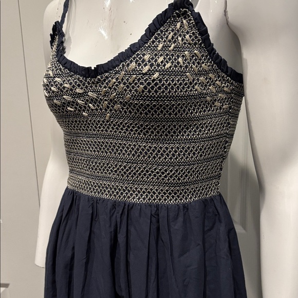 NWOT Ramy Brook Lucia smocked cotton poplin maxi dress - Picture 7 of 16